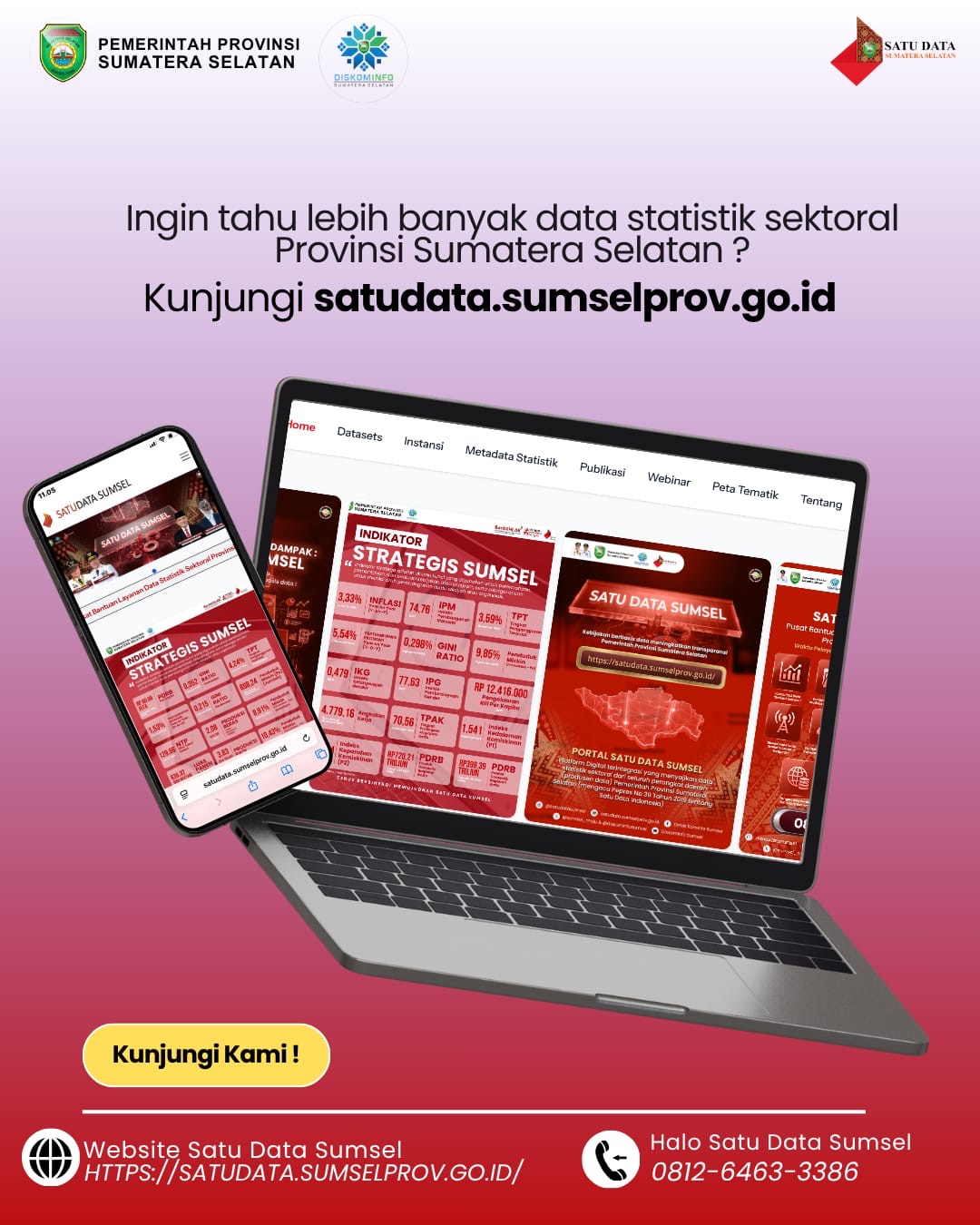 Ingin Tahu Lebih Banyak Data Statistik Sektoral Provinsi Sumatera Selatan