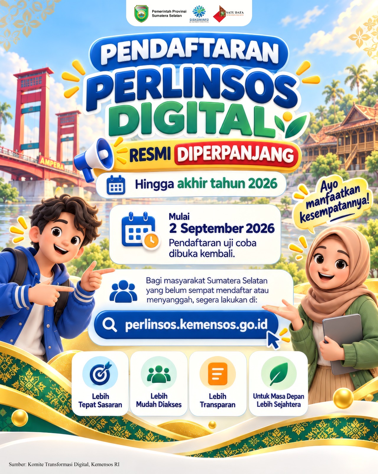 Pendaftaran Perlinsos Digital, Resmi Diperpanjang