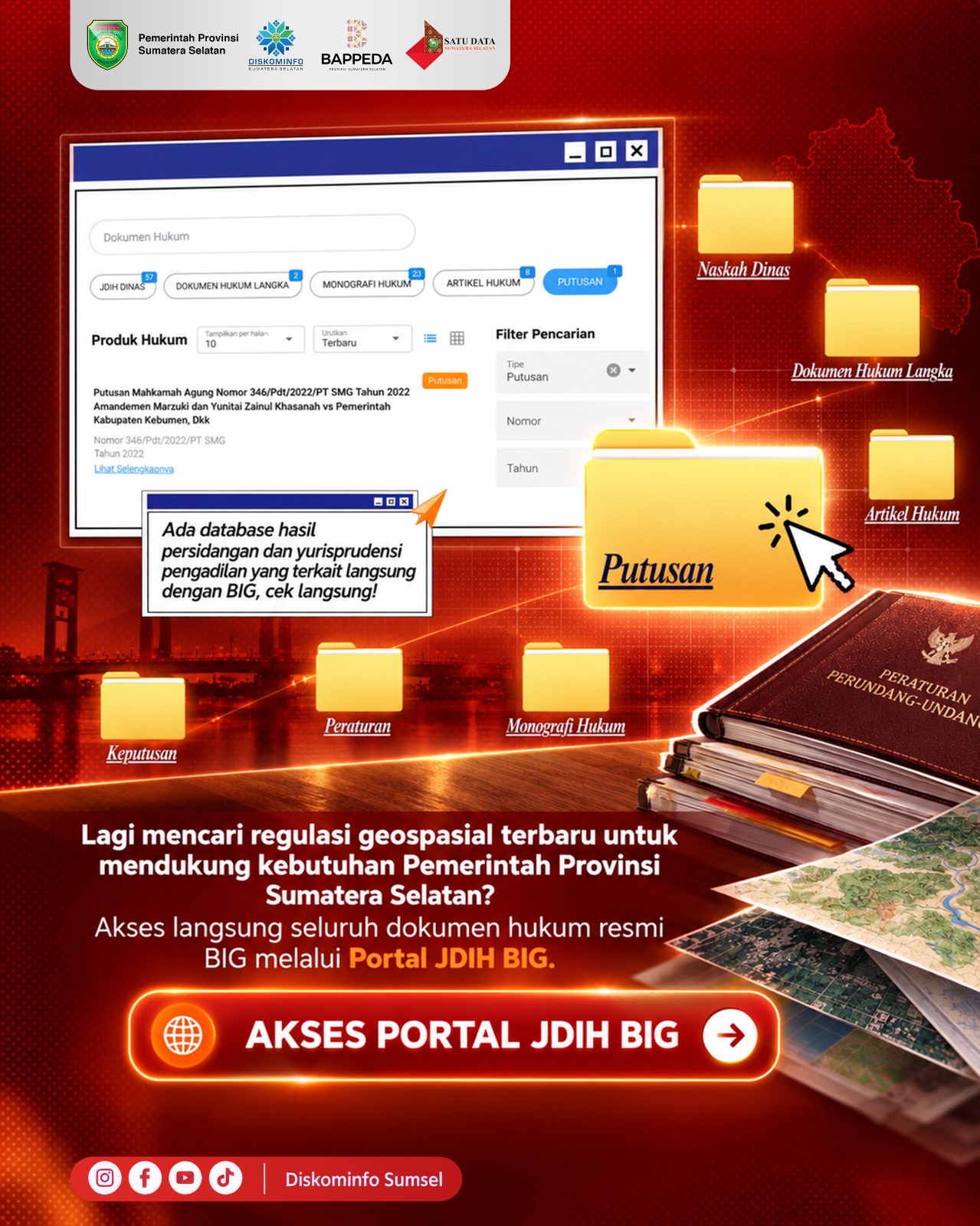 Akses Langsung Portal JDIH BIG